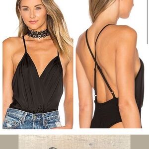 BY THE WAY | Black Women's Bodysuit | small